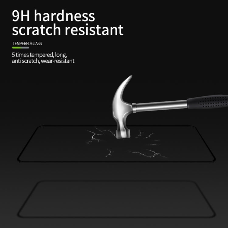 For Huawei P50 MOFI 9H 3D Explosion-proof Curved Screen Tempered Glass Film(Black) - Huawei Tempered Glass by MOFI | Online Shopping UK | buy2fix