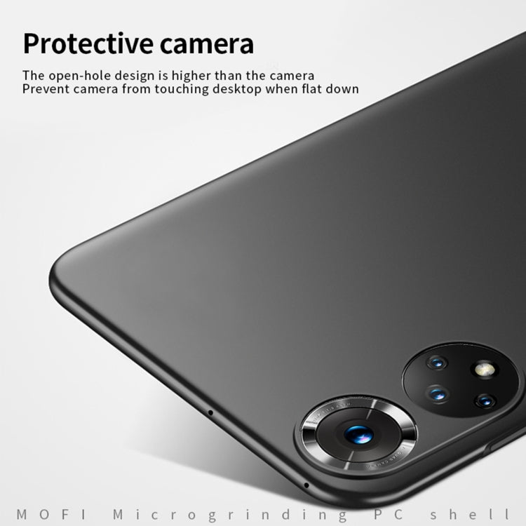 For Honor 50 MOFI Frosted PC Ultra-thin Hard Case(Black) - Honor Cases by MOFI | Online Shopping UK | buy2fix