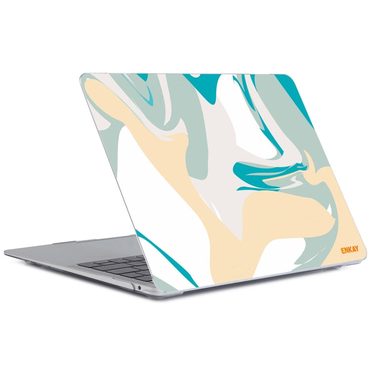 ENKAY Hat-Prince Geometry Pattern Laotop Protective Crystal Case for MacBook Pro 15.4 inch A1707 / A1990(Geometry No.6) - MacBook Pro Cases by ENKAY | Online Shopping UK | buy2fix