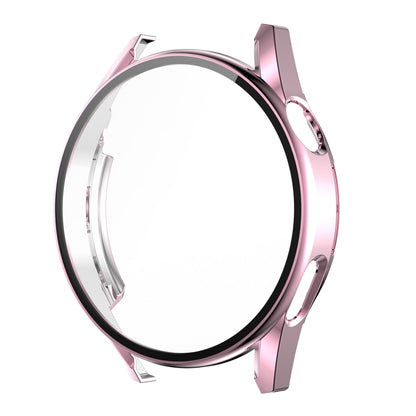 For Huawei Watch GT 3 42mm ENKAY PC Frame + Tempered Glass Protector Composite Case(Pink) - Watch Cases by ENKAY | Online Shopping UK | buy2fix