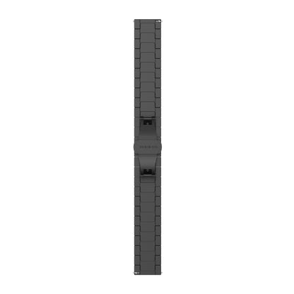 For Huawei Fit Mini One Bead Metal Steel Watch Band(Black) - Watch Bands by buy2fix | Online Shopping UK | buy2fix