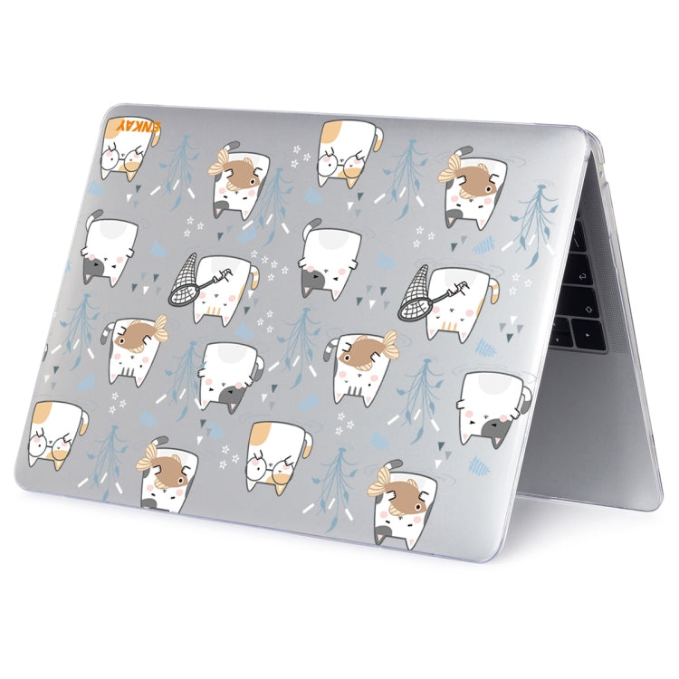 ENKAY Animal Series Pattern Laotop Protective Crystal Case For MacBook Pro 16.2 inch A2485 2021/A2880 2023(Cute Cat) - MacBook Pro Cases by ENKAY | Online Shopping UK | buy2fix