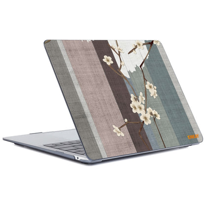 ENKAY Vintage Pattern Series Laotop Protective Crystal Case For MacBook Pro 16 inch A2141(Plum Blossom) - MacBook Pro Cases by ENKAY | Online Shopping UK | buy2fix