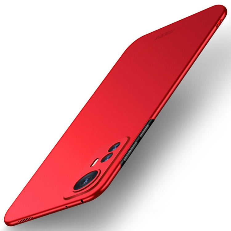 For Xiaomi 12 Pro MOFI Frosted PC Ultra-thin Hard Phone Case(Red) - Xiaomi Cases by MOFI | Online Shopping UK | buy2fix