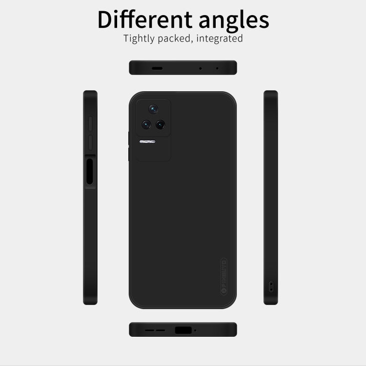 For Xiaomi Redmi K50 / K50 Pro PINWUYO Sense Series Liquid Silicone TPU Phone Case(Black) - More Brand by PINWUYO | Online Shopping UK | buy2fix