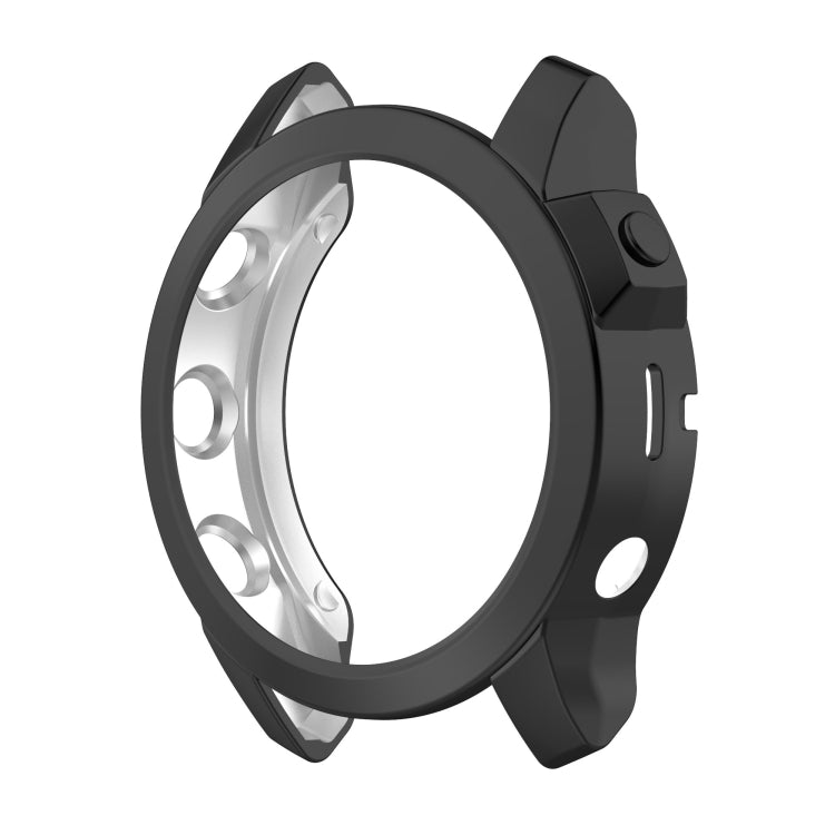 For Garmin Fenix 7S Shockproof TPU Watch Case(Black) - Watch Cases by buy2fix | Online Shopping UK | buy2fix