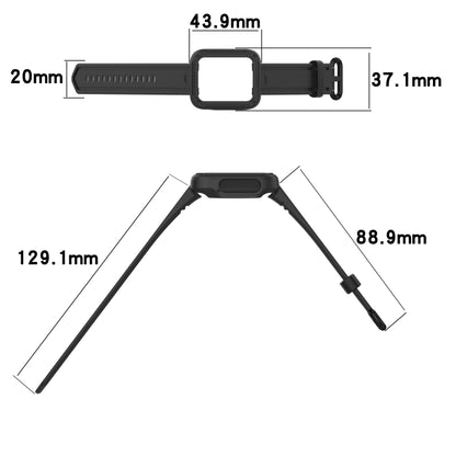 For Xiaomi Mi Watch Lite Silicone Solid Color Watch Band(Red) - Watch Bands by buy2fix | Online Shopping UK | buy2fix