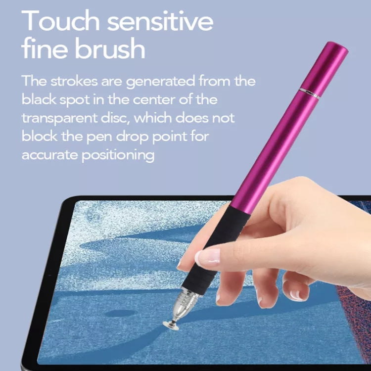 AT-31 Conductive Cloth Head + Precision Sucker Capacitive Pen Head 2-in-1 Handwriting Stylus with 1 Pen Head(Golden) - Stylus Pen by buy2fix | Online Shopping UK | buy2fix