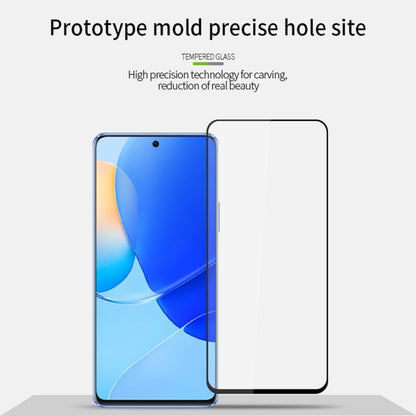 For vivo iQOO Neo7 Racing PINWUYO 9H 2.5D Full Screen Tempered Glass Film(Black) - vivo Tempered Glass by PINWUYO | Online Shopping UK | buy2fix