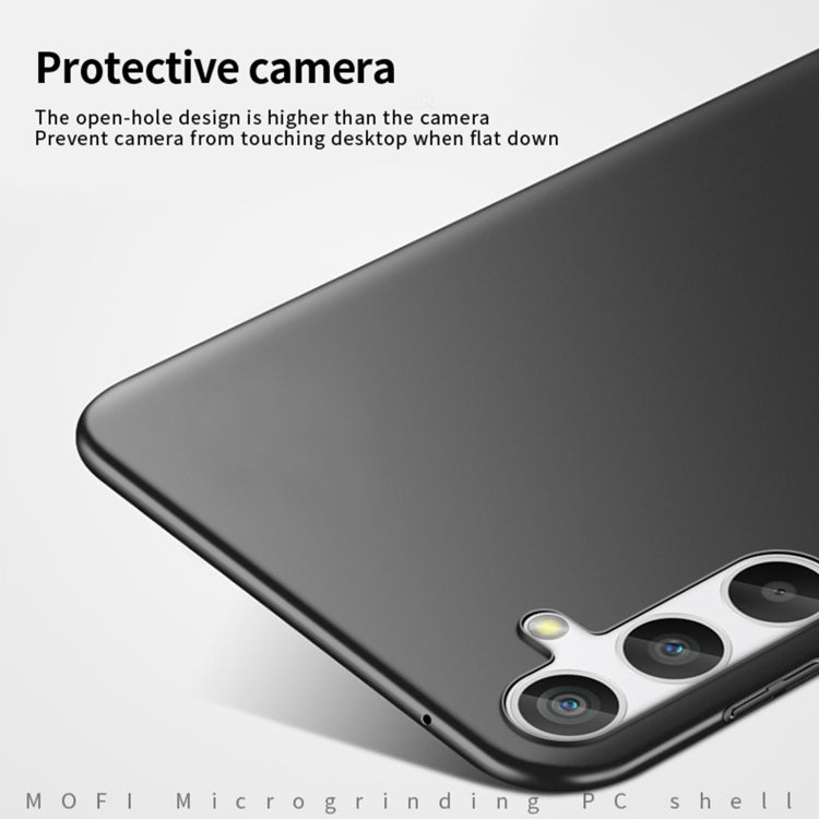 For Samsung Galaxy A34 5G MOFI Frosted PC Ultra-thin Hard Phone Case(Black) - Galaxy Phone Cases by MOFI | Online Shopping UK | buy2fix