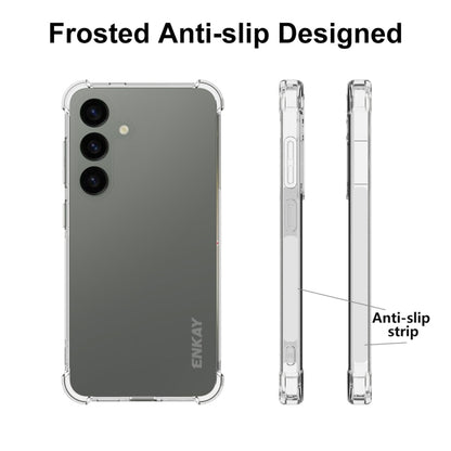 For Samsung Galaxy S24 5G ENKAY Clear TPU Shockproof Anti-slip Phone Case - Galaxy S24 5G Cases by ENKAY | Online Shopping UK | buy2fix