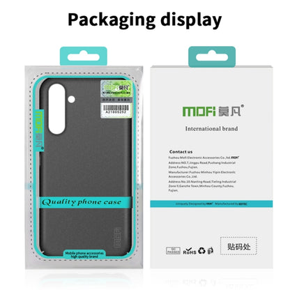 For Samsung Galaxy A34 5G MOFI Fandun Series Frosted PC Ultra-thin All-inclusive Phone Case(Gray) - Galaxy Phone Cases by MOFI | Online Shopping UK | buy2fix