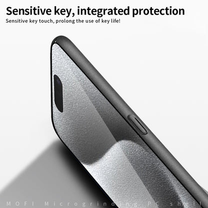 For iPhone 16 Pro MOFI Fandun Series Frosted PC Ultra-thin All-inclusive Phone Case(Black) - iPhone 16 Pro Cases by MOFI | Online Shopping UK | buy2fix