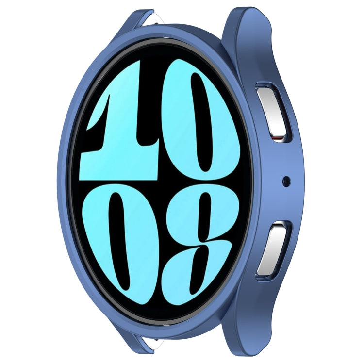 For Samsung Galaxy Watch 6 40mm Half Coverage Hollow PC Watch Protective Case(Blue) - Watch Cases by buy2fix | Online Shopping UK | buy2fix