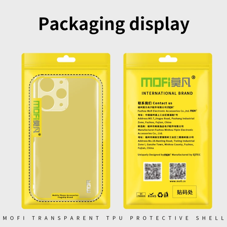 For Xiaomi 14 Pro MOFI Ming Series Ultra-thin TPU Phone Case(Transparent) - 14 Pro Cases by MOFI | Online Shopping UK | buy2fix