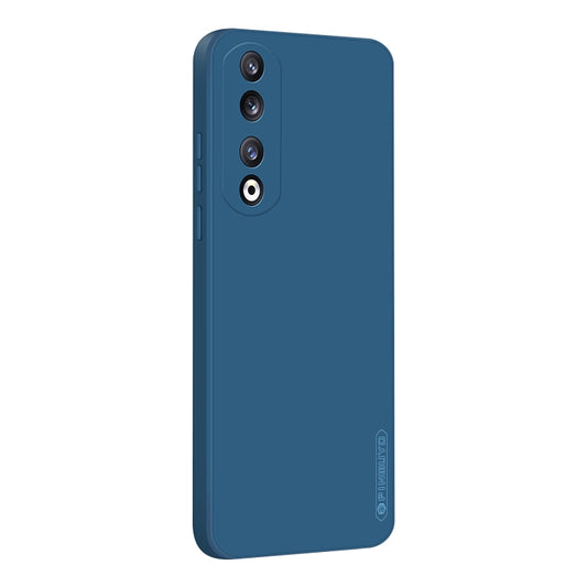 For Honor 90 PINWUYO Sense Series Liquid Silicone TPU Phone Case(Blue) - Honor Cases by PINWUYO | Online Shopping UK | buy2fix