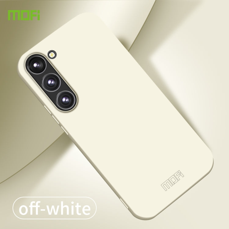 For Samsung Galaxy S23 5G MOFI Qin Series Skin Feel All-inclusive PC Phone Case(Beige) - Galaxy S23 5G Cases by MOFI | Online Shopping UK | buy2fix