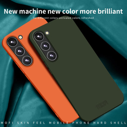 For Samsung Galaxy S23+ 5G MOFI Qin Series Skin Feel All-inclusive PC Phone Case(Orange) - Galaxy Phone Cases by MOFI | Online Shopping UK | buy2fix