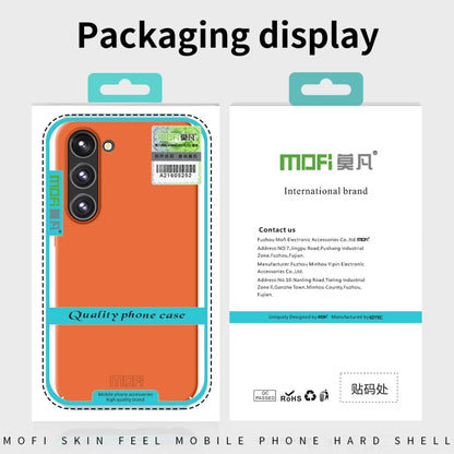 For Samsung Galaxy S23 5G MOFI Qin Series Skin Feel All-inclusive PC Phone Case(Gray) - Galaxy S23 5G Cases by MOFI | Online Shopping UK | buy2fix