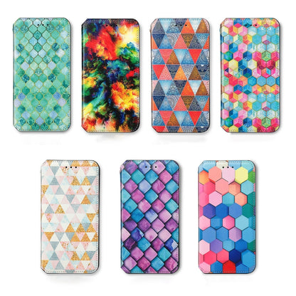 For Xiaomi 14 Pro CaseNeo Colorful Magnetic Leather Phone Case(Colorful Cube) - 14 Pro Cases by buy2fix | Online Shopping UK | buy2fix