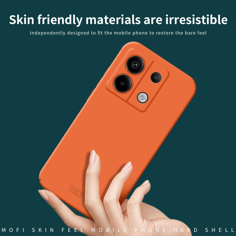 For Xiaomi Redmi Note 13 MOFI Qin Series Skin Feel All-inclusive PC Phone Case(Green) - Note 13 Cases by MOFI | Online Shopping UK | buy2fix