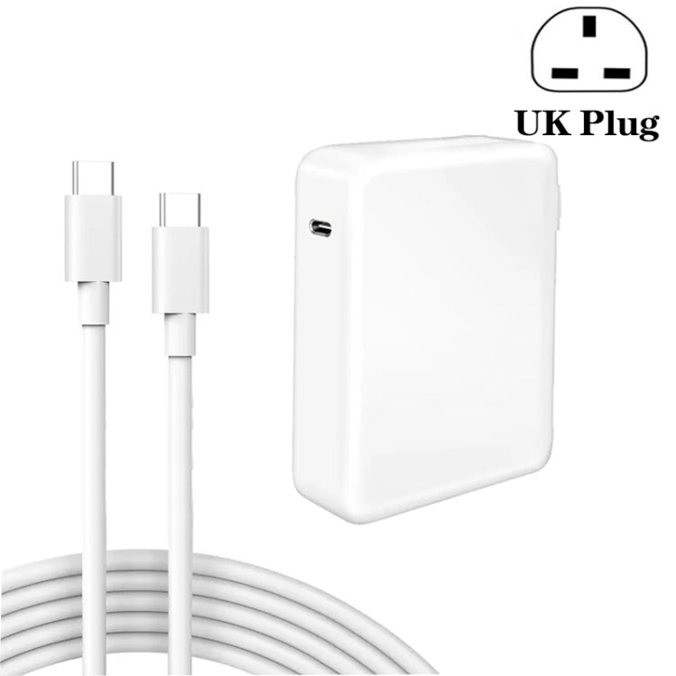 PD3.1 140W USB-C PD Laptop Power Adapter + 2m 5A USB-C to USB-C Data Cable UK Plug - Cable & Adapter by buy2fix | Online Shopping UK | buy2fix