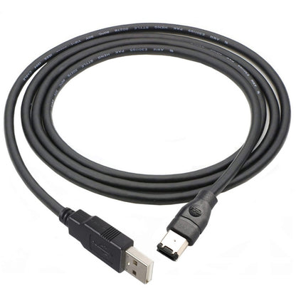 JUNSUNMAY Firewire IEEE 1394 6 Pin Male to USB 2.0 Male Adaptor Convertor Cable Cord, Length:3m - USB Cable by JUNSUNMAY | Online Shopping UK | buy2fix
