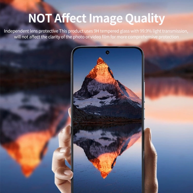 For Redmi K70 / K70 Pro / K70E ENKAY Hat-Prince 9H Rear Camera Lens Aluminium Alloy Tempered Glass Film(Colorful) - K70 Tempered Glass by ENKAY | Online Shopping UK | buy2fix