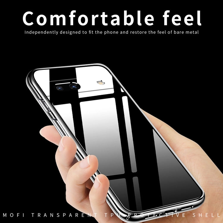 For Google Pixel 8a MOFI Ming Series Transparent Ultra-thin TPU Phone Case(Transparent) - Google Cases by MOFI | Online Shopping UK | buy2fix