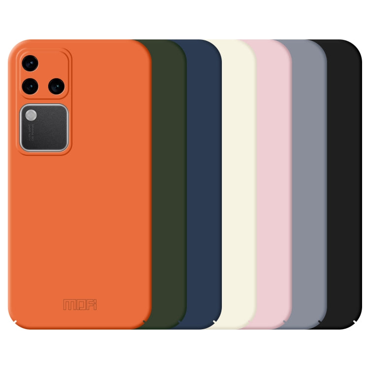 For vivo S18 Pro MOFI Qin Series Skin Feel All-inclusive PC Phone Case(Beige) - S18 Pro Cases by MOFI | Online Shopping UK | buy2fix
