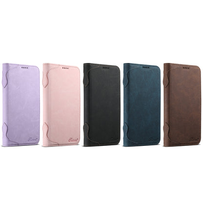 For iPhone 14 Plus SUTENI J07 Multifunctional Horizontal Flip Magsafe Leather Phone Case(Blue) - iPhone 14 Plus Cases by Suteni | Online Shopping UK | buy2fix