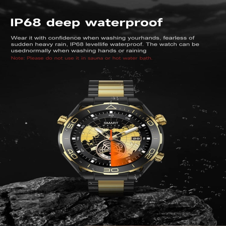 Z91 Pro Max 1.52 inch Color Screen Smart Watch,Support Bluetooth Call / Heart Rate / Blood Pressure / Blood Oxygen Monitoring(Gold) - Smart Watches by buy2fix | Online Shopping UK | buy2fix