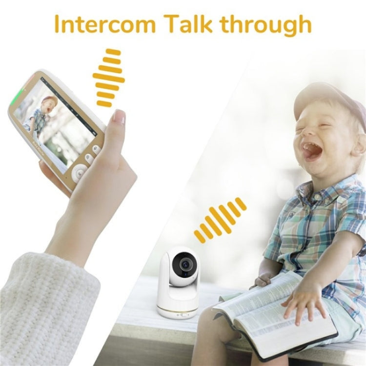 VB803 Built-in Lullabies PTZ Rotation HD Baby Security Camera 5-inch Baby Monitor(AU Plug) - Baby Monitor by buy2fix | Online Shopping UK | buy2fix