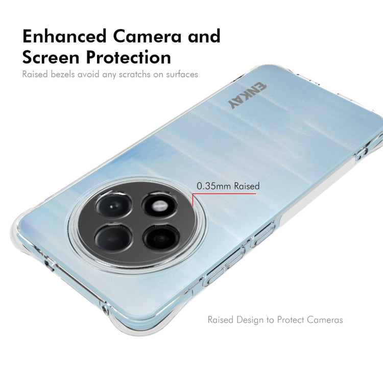 For OPPO Reno12 F 5G Global ENKAY Clear TPU Shockproof Anti-slip Phone Case - OPPO Cases by ENKAY | Online Shopping UK | buy2fix