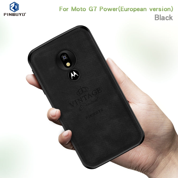 PINWUYO Shockproof Waterproof Full Coverage PC + TPU + Skin Protective Case for Motorola Moto G7 Power (Eurasian Version)(Gray) - Motorola Cases by PINWUYO | Online Shopping UK | buy2fix