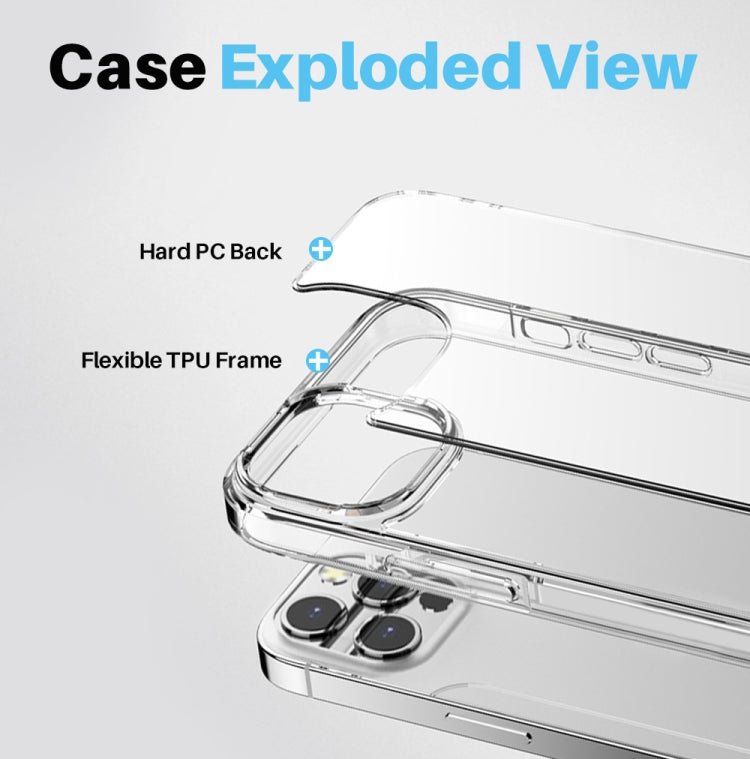 For iPhone 15 Pro Max NORTHJO 5 in 1 Clear Phone Case with 2pcs Screen Film + 2pcs Rear Lens Film - iPhone 15 Pro Max Cases by NORTHJO | Online Shopping UK | buy2fix