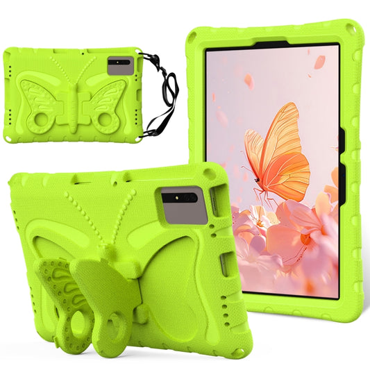 For Samsung Galaxy Tab S9 11 X710 Butterfly Bracket EVA Shockproof Tablet Case(Grass Green) - Other Galaxy Tab PC by buy2fix | Online Shopping UK | buy2fix