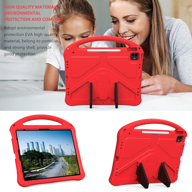 For iPad Pro 13 2024 EVA Shockproof Tablet Case with Holder(Red) - iPad Pro 13 2024 Cases by buy2fix | Online Shopping UK | buy2fix