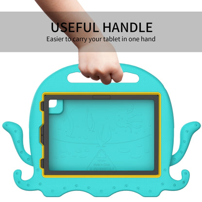 For iPad Air 11 2024 Octopus Style EVA Hybrid PC Shockproof Tablet Case with Strap(Glacial Green) - iPad Air 11 2024 Cases by buy2fix | Online Shopping UK | buy2fix