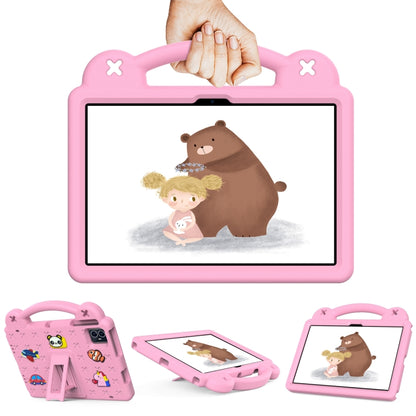 For Walmart ONN 10.1 Gen4 2024 Handle Kickstand Children EVA Shockproof Tablet Case(Pink) - Others by buy2fix | Online Shopping UK | buy2fix