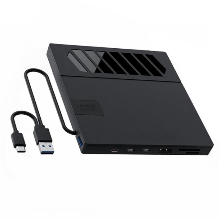 BT670 With SD TF Card Slot Multi-Function External Optical Drive DVD Burner Writer - Rewritable Drive by buy2fix | Online Shopping UK | buy2fix