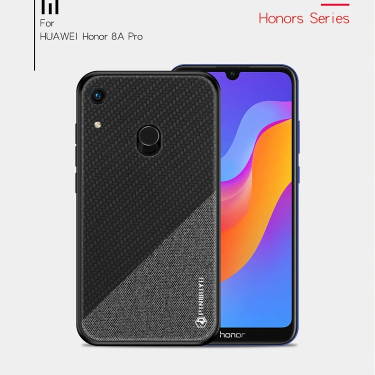 PINWUYO Honors Series Shockproof PC + TPU Protective Case for Huawei Y6 2019 (Fingerprint Hole) / Y6 Prime 2019 / Honor 8A Pro(Black) - Honor Cases by PINWUYO | Online Shopping UK | buy2fix