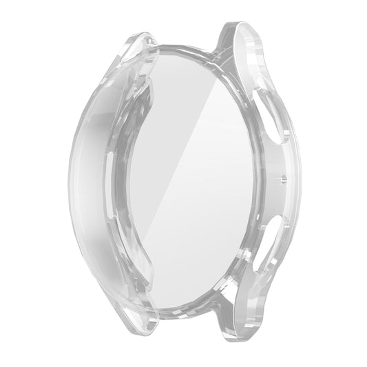 For Samsung Galaxy Watch7 44mm ENKAY Hat-Prince Full Coverage Electroplated Soft TPU Case with Screen Protection(Transparent) - Watch Cases by ENKAY | Online Shopping UK | buy2fix