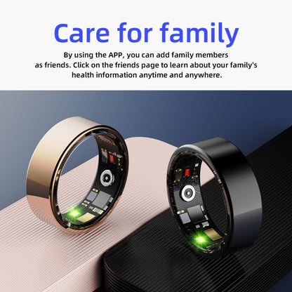 R11M SIZE 10 Smart Ring, Support Heart Rate / Blood Oxygen / Sleep / Multiple Sports Modes(Gold) - Smart Rings / Smart Telephones by buy2fix | Online Shopping UK | buy2fix