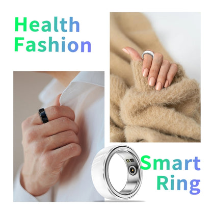 R8 SIZE 18 Smart Ring, Support Heart Rate / Blood Oxygen / Sleep / Multiple Sports Modes(Black) - Smart Rings / Smart Telephones by buy2fix | Online Shopping UK | buy2fix