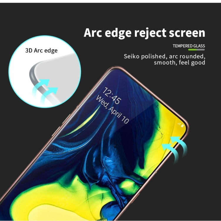 PINWUYO 9H 3D Curved Tempered Glass Film for XIAOMI RedMi NOTE7S （black） -  by PINWUYO | Online Shopping UK | buy2fix