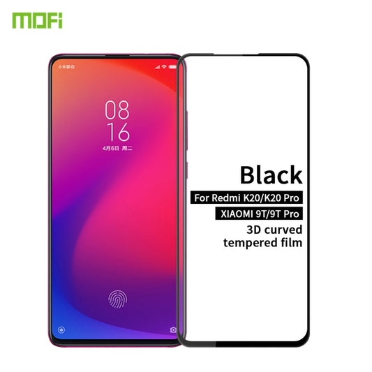 MOFI 9H 3D Explosion-proof Curved Screen Tempered Glass Film for Xiaomi Redmi K20 / K20 Pro / Mi 9T / Mi 9T Pro （Black） -  by MOFI | Online Shopping UK | buy2fix