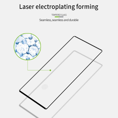 PINWUYO 9H 3D Hot Bending Tempered Glass Film for Galaxy Note10（Black） - Galaxy Tempered Glass by PINWUYO | Online Shopping UK | buy2fix
