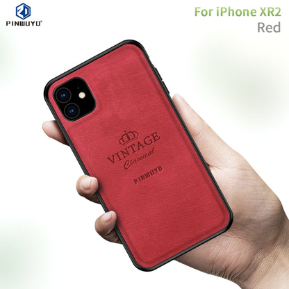 For iPhone 11 PINWUYO Shockproof Waterproof Full Coverage PC + TPU + Skin Protective Case (Red) - iPhone 11 Cases by PINWUYO | Online Shopping UK | buy2fix