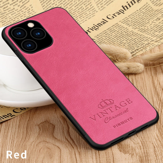 PINWUYO Pin Rui Series Classical Leather, PC + TPU + PU Leather Waterproof And Anti-fall All-inclusive Protective Shell for iPhone 11 Pro(Red) - More iPhone Cases by PINWUYO | Online Shopping UK | buy2fix